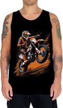 Camiseta Regata de Motocross Moto Adrenalina 16