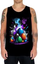 Camiseta Regata de Ovos de Páscoa Artísticos 1