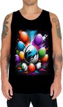 Camiseta Regata de Ovos de Páscoa Artísticos 14