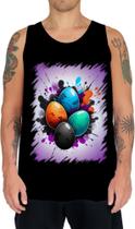 Camiseta Regata de Ovos de Páscoa Artísticos 2