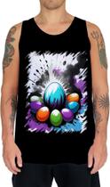 Camiseta Regata de Ovos de Páscoa Artísticos 3 Camiseta Regata de Ovos de Páscoa Artísticos 3