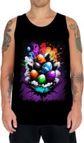Camiseta Regata de Ovos de Páscoa Artísticos 4