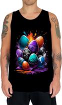 Camiseta Regata de Ovos de Páscoa Artísticos 5 Camiseta Regata de Ovos de Páscoa Artísticos 5