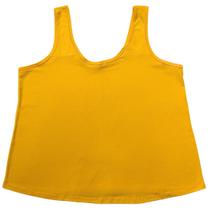 Camiseta Regata de Pijama Plus Size (Lisa) G1 ao G5