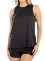 Camiseta Regata Delrio Sport V640623 Feminina Micro Dry Poliamida T. P/GG