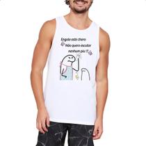 Camiseta Regata Dia das maes Flork Engole o choro