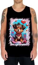Camiseta Regata Dia dos Namorados Cachorrinho 11 - Kasubeck Store