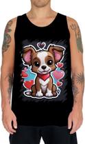 Camiseta Regata Dia dos Namorados Cachorrinho 21