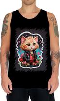 Camiseta Regata Dia dos Namorados Gatinho 3