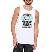 Camiseta Regata Dia dos Pais Flork Celular