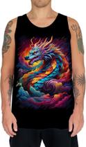 Camiseta Regata Dragão Chinês Lendário Mito 2 Camiseta Regata Dragão Chinês Lendário Mito 2