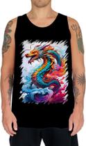 Camiseta Regata Dragão Chinês Lendário Mito 7 Camiseta Regata Dragão Chinês Lendário Mito 7