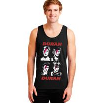 Camiseta regata Duran Duran bowie new wave anos 80 unissex exclusiva Camiseta regata Duran Duran bowie new wave anos 80 unissex exclusiva