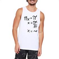 Camiseta Regata Equacao matematica PI TIL