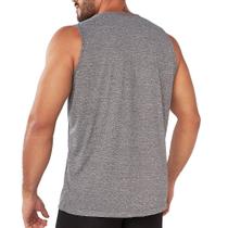 Camiseta regata esportiva masculino delfit RG640822 cinza mescla