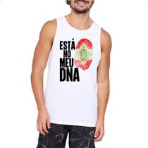 Camiseta Regata Esta no meu DNA Santa Catarina Camiseta Regata Esta no meu DNA Santa Catarina