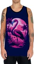 Camiseta Regata Estampada T-shirt Flamingo Ave Cor Rosa 1