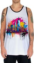 Camiseta Regata Estampada T-shirt New York Nova York City 2