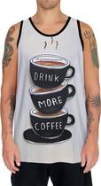 Camiseta Regata Estampas Eu amo Café Coffee Grãos Arte HD 16