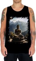 Camiseta Regata Estátua de Buda Iluminado Religião 10