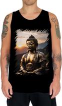 Camiseta Regata Estátua de Buda Iluminado Religião 13 Camiseta Regata Estátua de Buda Iluminado Religião 13
