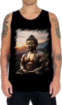 Camiseta Regata Estátua de Buda Iluminado Religião 13 - Kasubeck Store