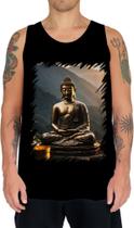 Camiseta Regata Estátua de Buda Iluminado Religião 14