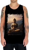 Camiseta Regata Estátua de Buda Iluminado Religião 17