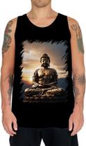 Camiseta Regata Estátua de Buda Iluminado Religião 18 Camiseta Regata Estátua de Buda Iluminado Religião 18