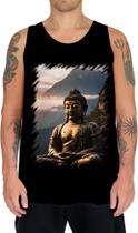 Camiseta Regata Estátua de Buda Iluminado Religião 19 - Kasubeck Store