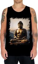 Camiseta Regata Estátua de Buda Iluminado Religião 23 - Kasubeck Store