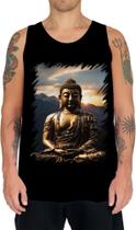 Camiseta Regata Estátua de Buda Iluminado Religião 24 Camiseta Regata Estátua de Buda Iluminado Religião 24