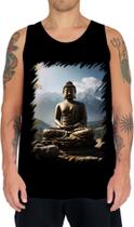 Camiseta Regata Estátua de Buda Iluminado Religião 3 Camiseta Regata Estátua de Buda Iluminado Religião 3