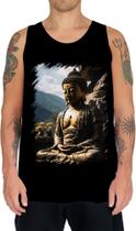 Camiseta Regata Estátua de Buda Iluminado Religião 5 Camiseta Regata Estátua de Buda Iluminado Religião 5
