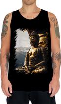 Camiseta Regata Estátua de Buda Iluminado Religião 6 - Kasubeck Store