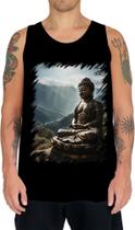 Camiseta Regata Estátua de Buda Iluminado Religião 7
