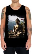 Camiseta Regata Estátua de Buda Iluminado Religião 9 - Kasubeck Store