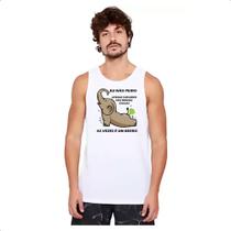 Camiseta Regata Eu nao peido elefante