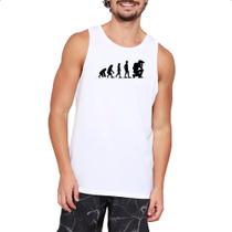 Camiseta Regata Evolucao fotografo Camiseta Regata Evolucao fotografo