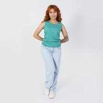 Camiseta Regata Feminina Barato Blusinha Verão Calor 100% Algodão Varias Cores