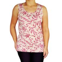 Camiseta Regata Feminina Básica Estampas Sortidas Suplex Light Pp ao Plus Size