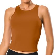 Camiseta regata feminina Colorfulkoala Body Contour Yoga XXL Brown Camiseta regata feminina Colorfulkoala Body Contour Yoga XXL Brown