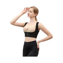 Camiseta Regata Feminina De Manga Curta Modeladora De Braços Pós-Cirúrgica Compressão Redutora