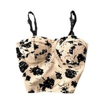 Camiseta Regata Feminina Doce Com Alças Finas E Estampa, Top Cropped De Verão