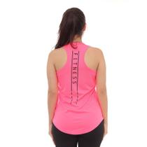 Camiseta Regata Feminina Dry Fit Estampada Poliester Academia