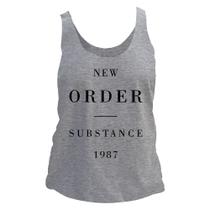 Camiseta regata feminina - New Order - Substance - 1987