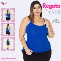 Camiseta Regata Feminina Plus Size Tecido Premium De Alta Qualidade Primavera Verão