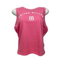 Camiseta Regata Feminina Txc Estampada Rosa - Ref. 50374