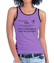 Camiseta regata Fevereiro Roxo FEMININA - Alemark