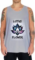 Camiseta Regata Flor de Lótus Budismo Buda Religião 4 Camiseta Regata Flor de Lótus Budismo Buda Religião 4
